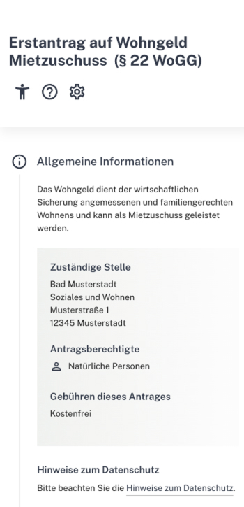 Prosuna: Online-Formular auf dem Smartphone